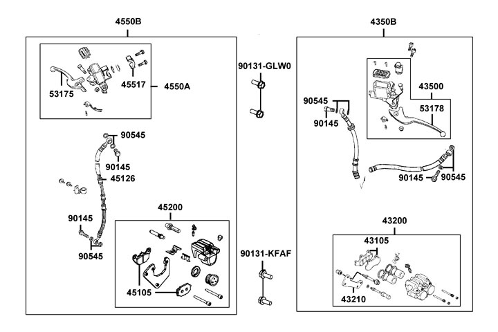 Bromssystem - Bromshandtag - Bromscylinder - Bromsslang